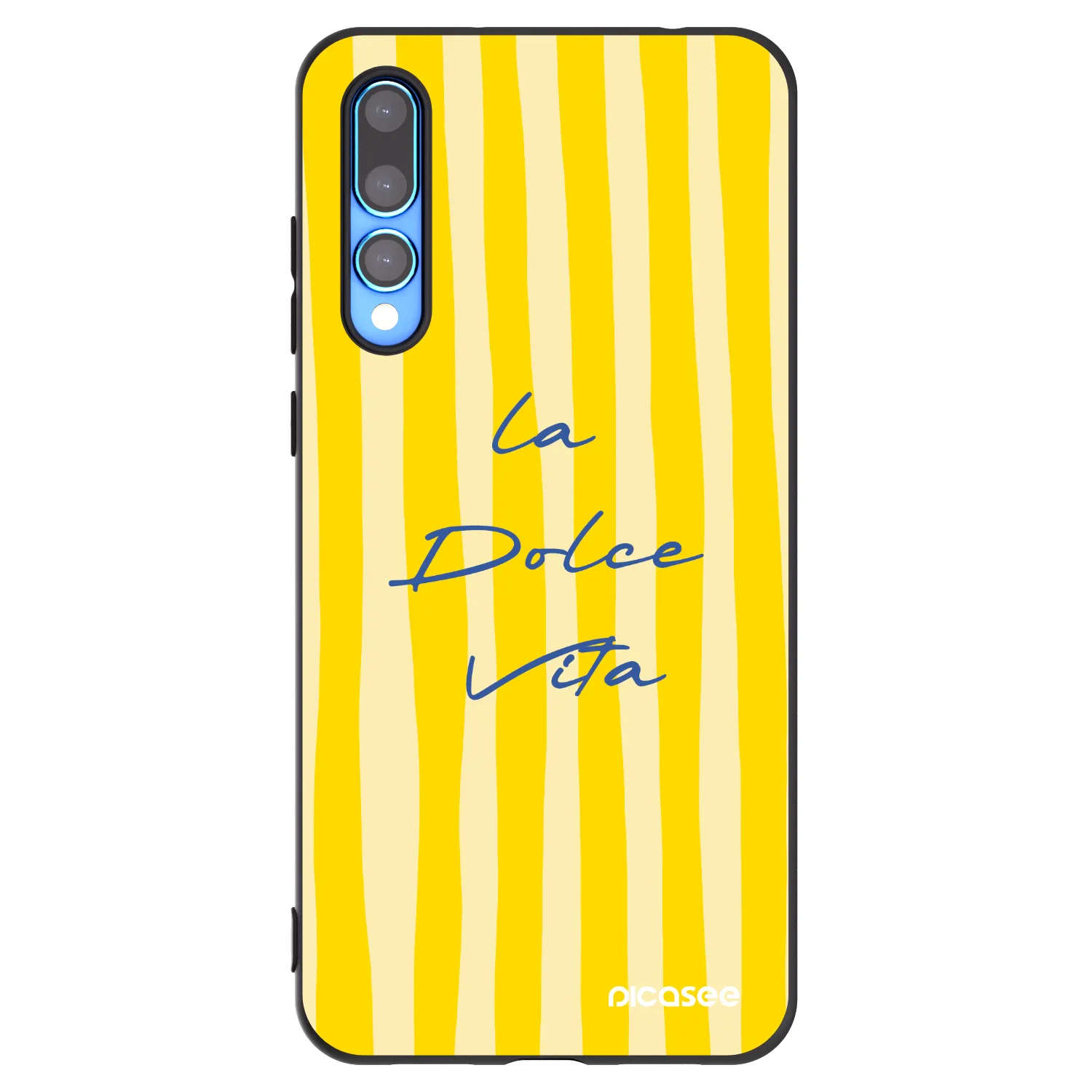 Picasee fekete szilikon tok az alábbi mobiltelefonokra Huawei P20 Pro - Ladolcevita