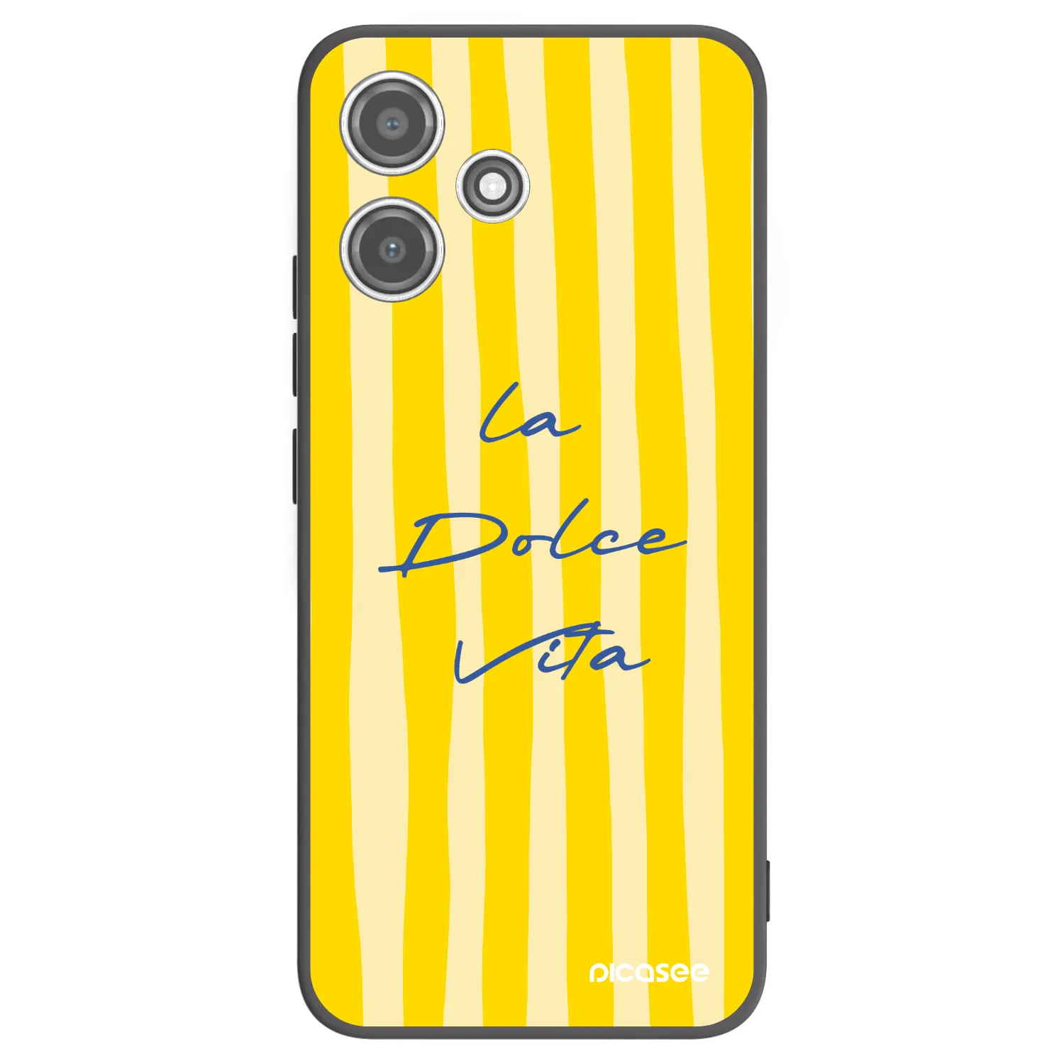 Picasee fekete szilikon tok az alábbi mobiltelefonokra Xiaomi Redmi 12 5G - Ladolcevita
