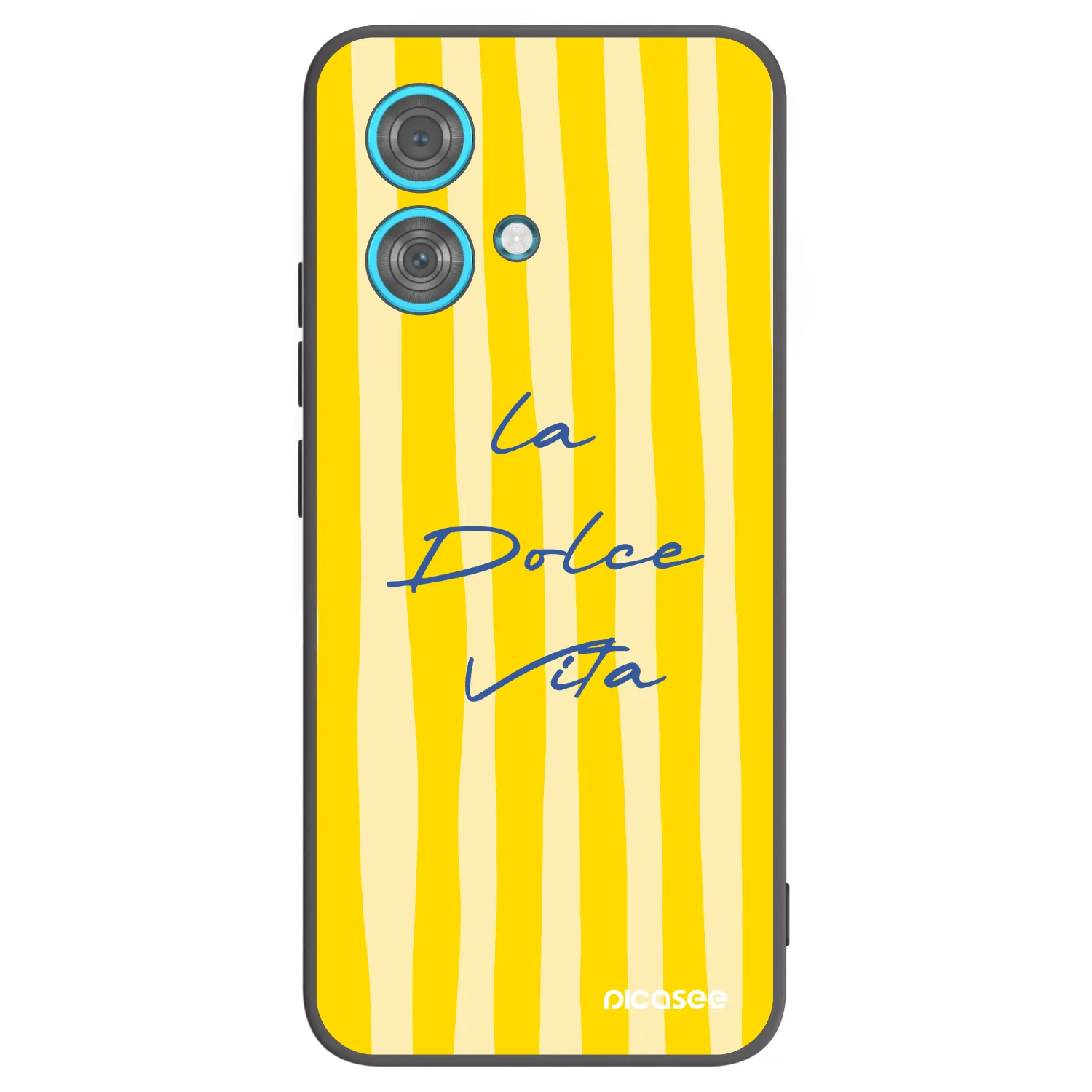 Picasee fekete szilikon tok az alábbi mobiltelefonokra Motorola Edge 40 Neo - Ladolcevita