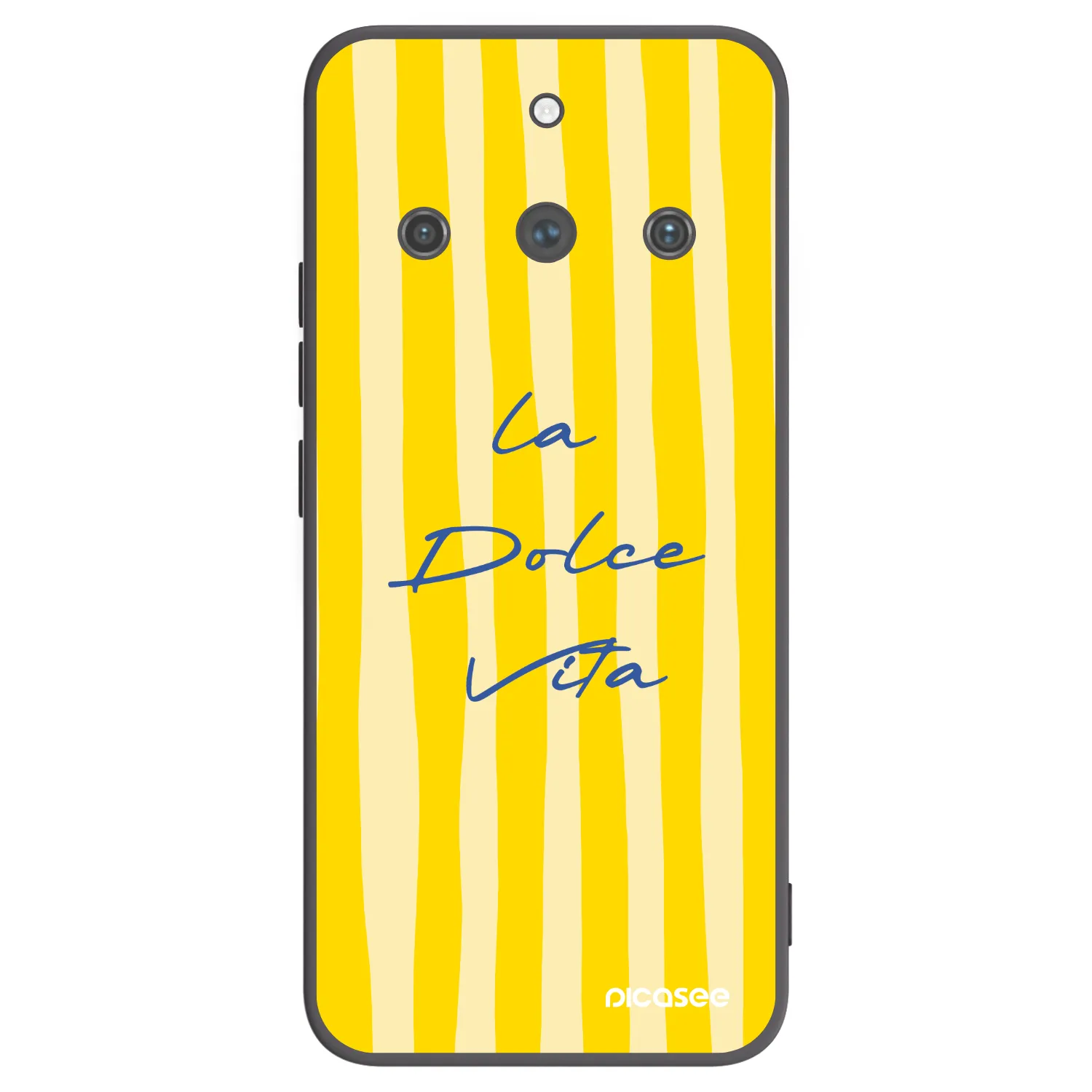 Picasee fekete szilikon tok az alábbi mobiltelefonokra Realme 11 Pro+ - Ladolcevita