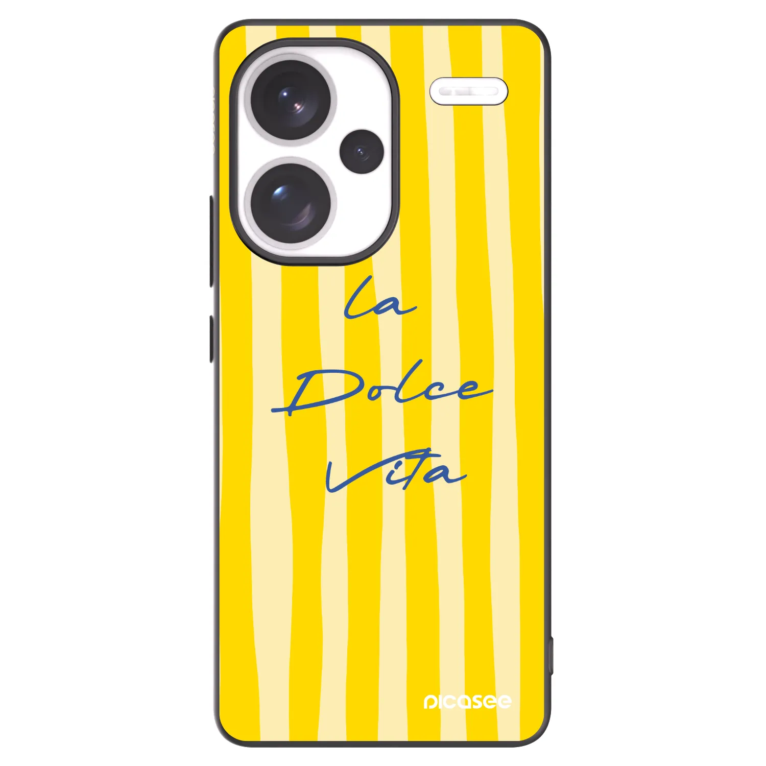 Picasee fekete szilikon tok az alábbi mobiltelefonokra Xiaomi Redmi Note 13 Pro+ 5G - Ladolcevita