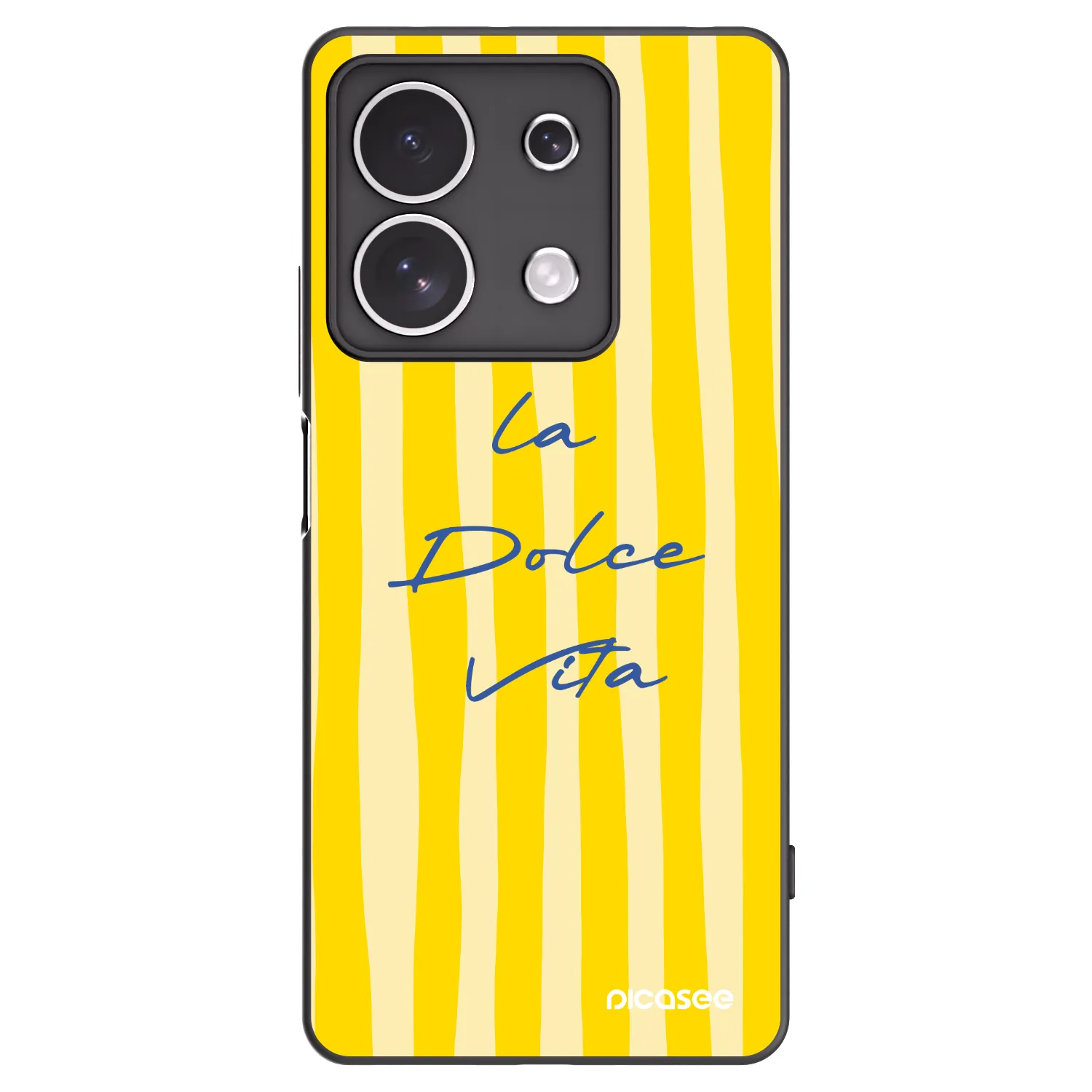 Picasee fekete szilikon tok az alábbi mobiltelefonokra Xiaomi Redmi Note 13 4G - Ladolcevita