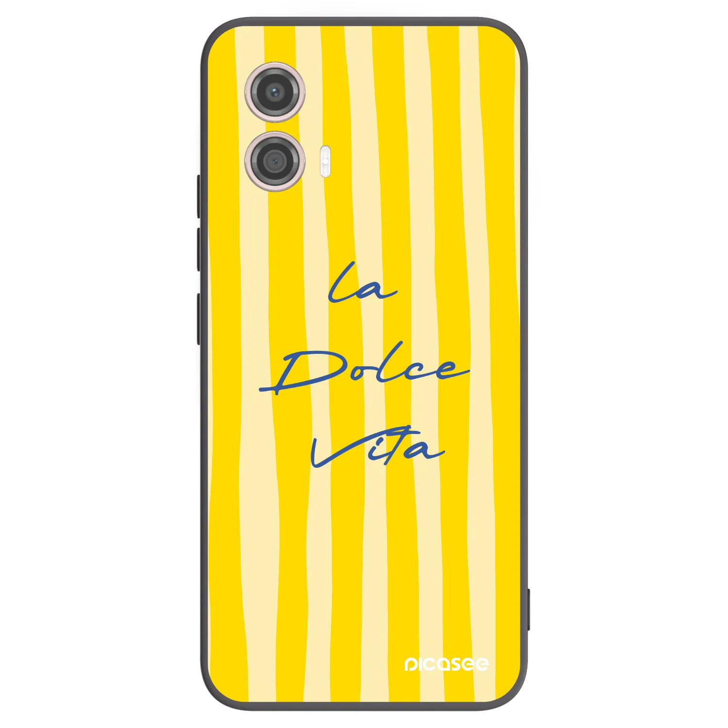 Picasee fekete szilikon tok az alábbi mobiltelefonokra Motorola Moto G53 5G - Ladolcevita