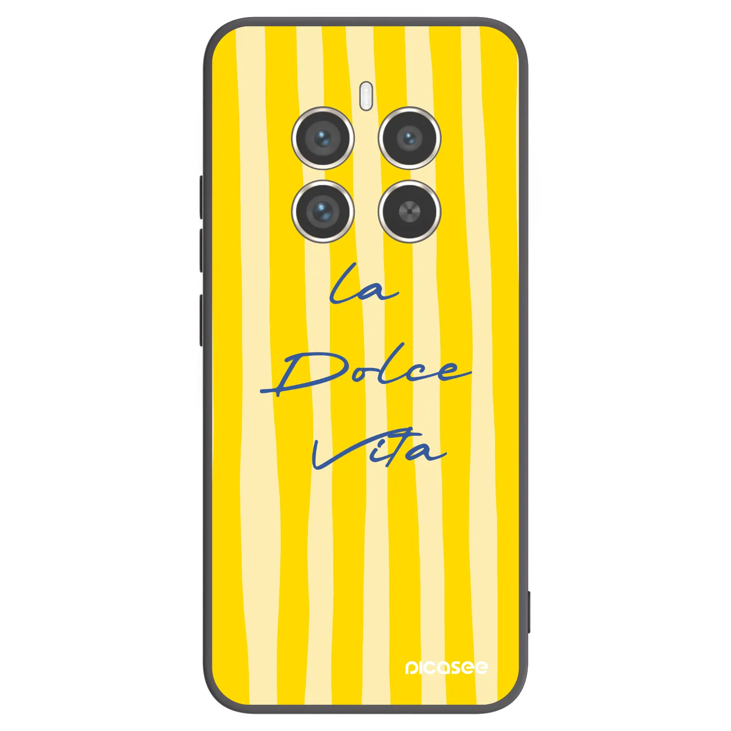 Picasee fekete szilikon tok az alábbi mobiltelefonokra Realme 12 Pro 5G - Ladolcevita