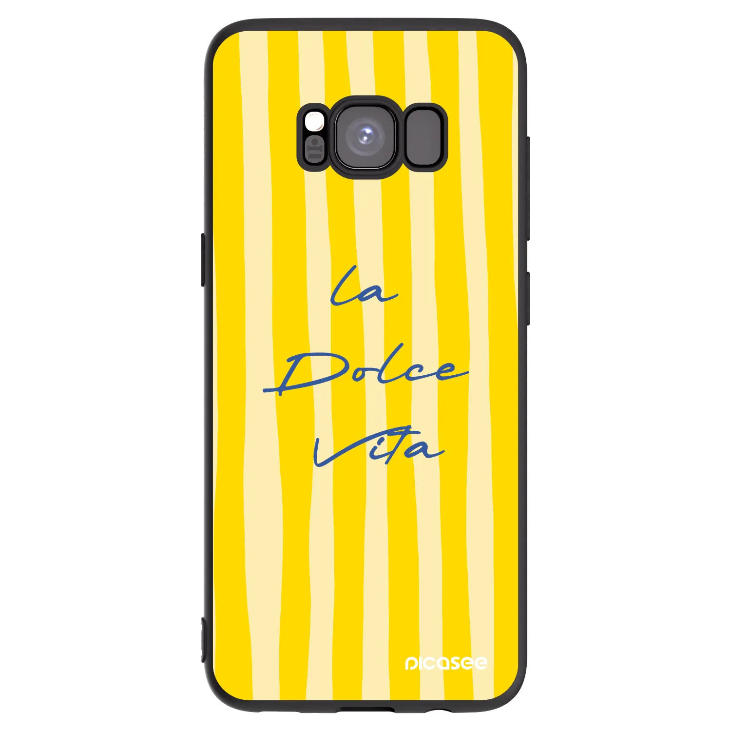 Picasee fekete szilikon tok az alábbi mobiltelefonokra Samsung Galaxy S8 G950F - Ladolcevita