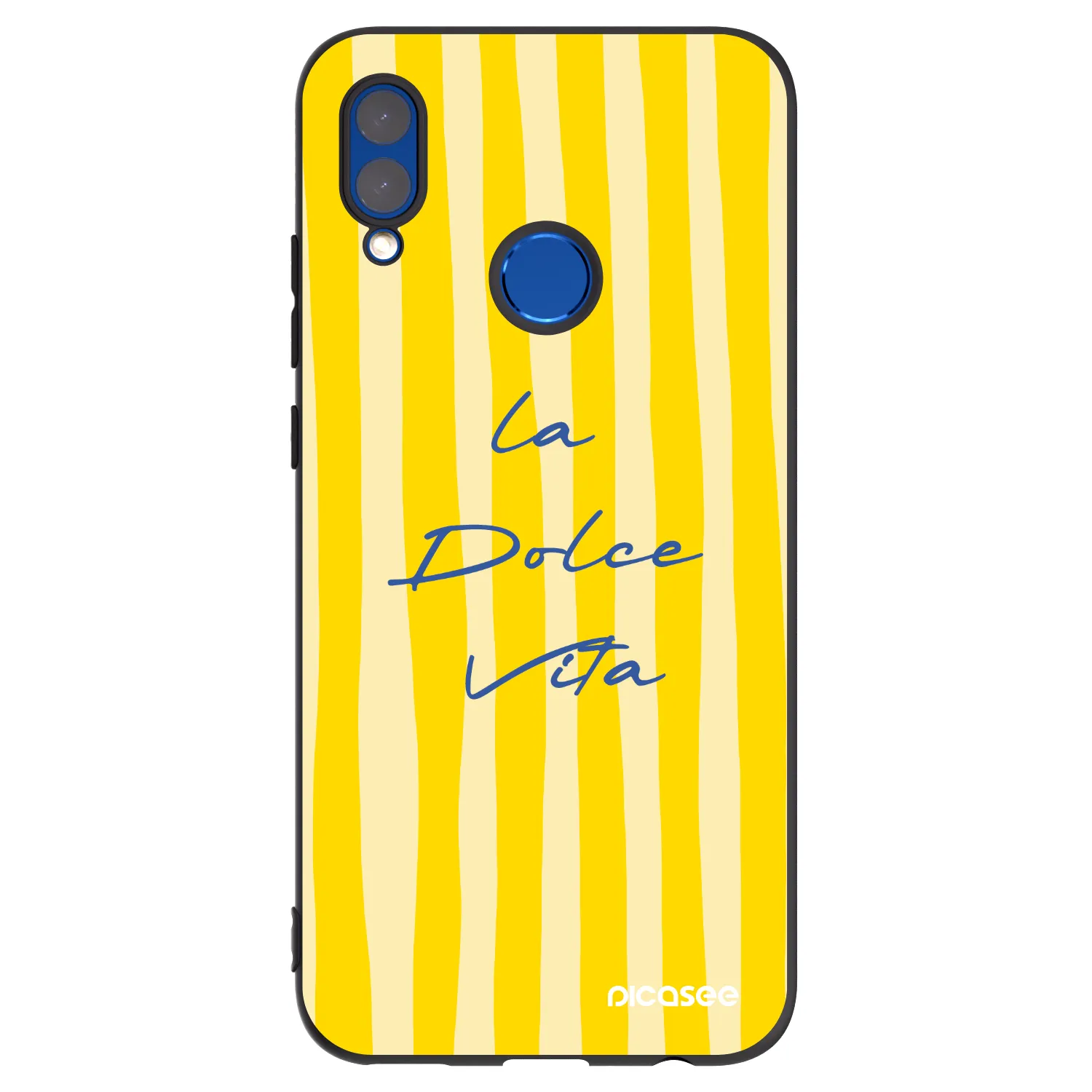 Picasee fekete szilikon tok az alábbi mobiltelefonokra Honor 10 Lite - Ladolcevita