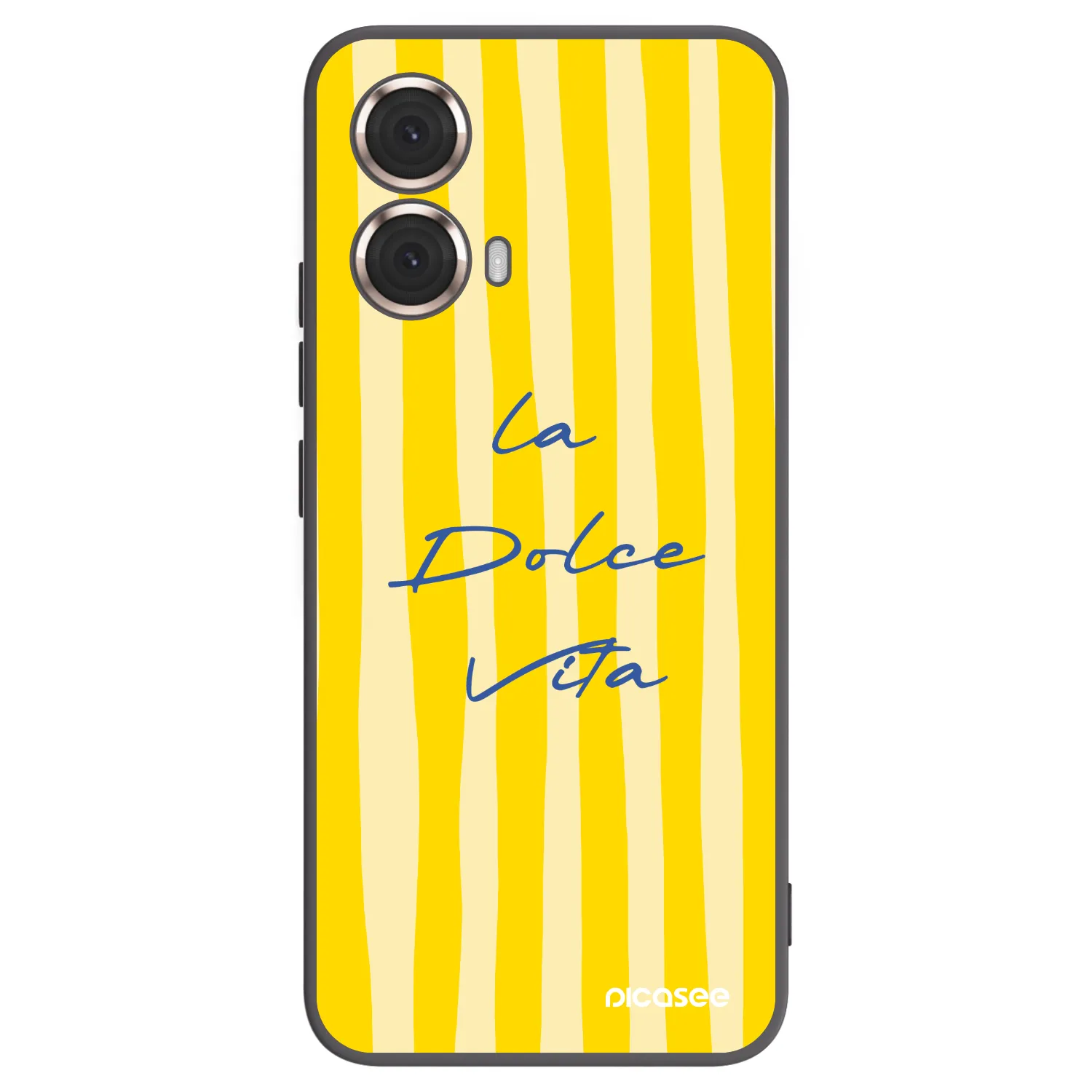 Picasee fekete szilikon tok az alábbi mobiltelefonokra Motorola Moto G85 - Ladolcevita