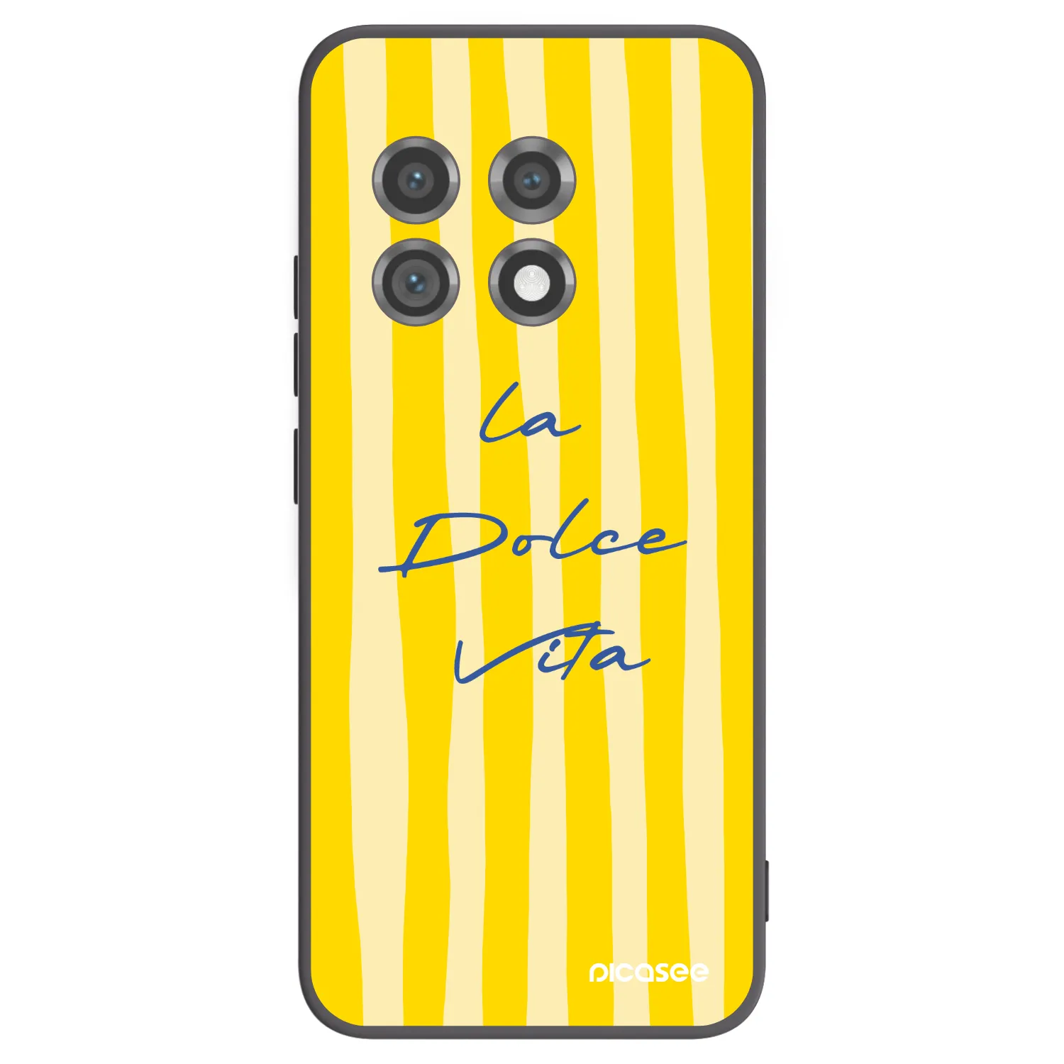 Picasee fekete szilikon tok az alábbi mobiltelefonokra OnePlus 11 5G - Ladolcevita