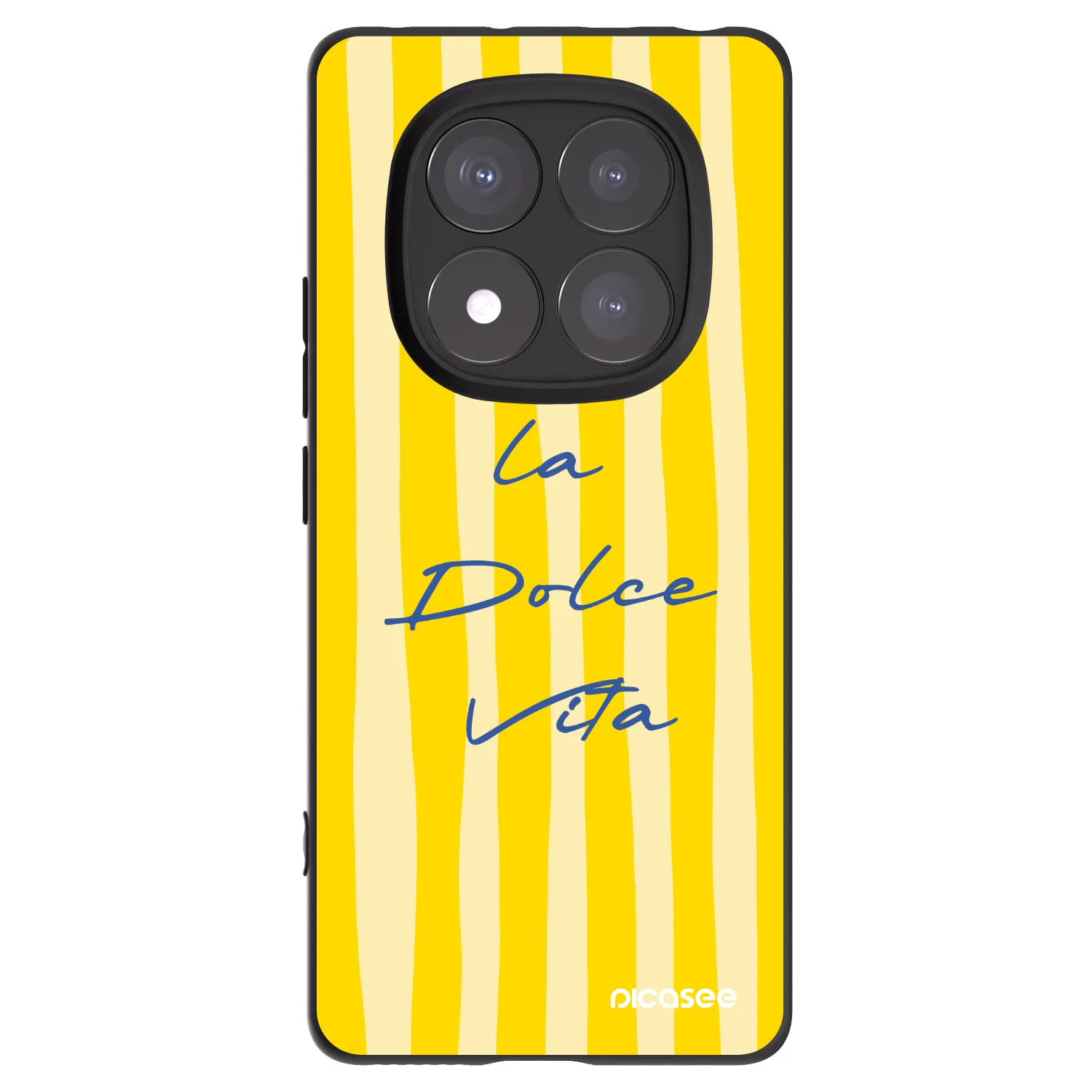 Picasee fekete szilikon tok az alábbi mobiltelefonokra Xiaomi Redmi Note 14 Pro+ 5G - Ladolcevita