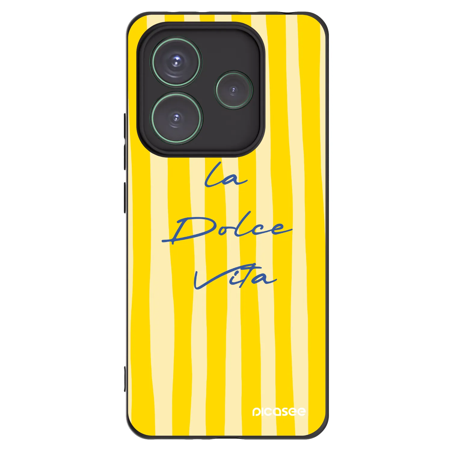 Picasee fekete szilikon tok az alábbi mobiltelefonokra Xiaomi Redmi Note 14 5G - Ladolcevita