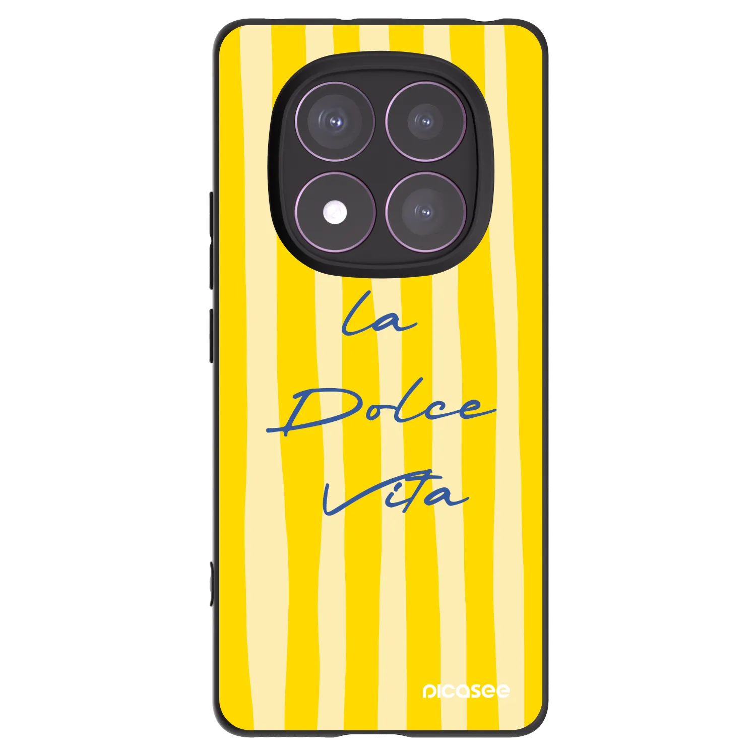 Picasee fekete szilikon tok az alábbi mobiltelefonokra Xiaomi Redmi Note 14 Pro 4G - Ladolcevita