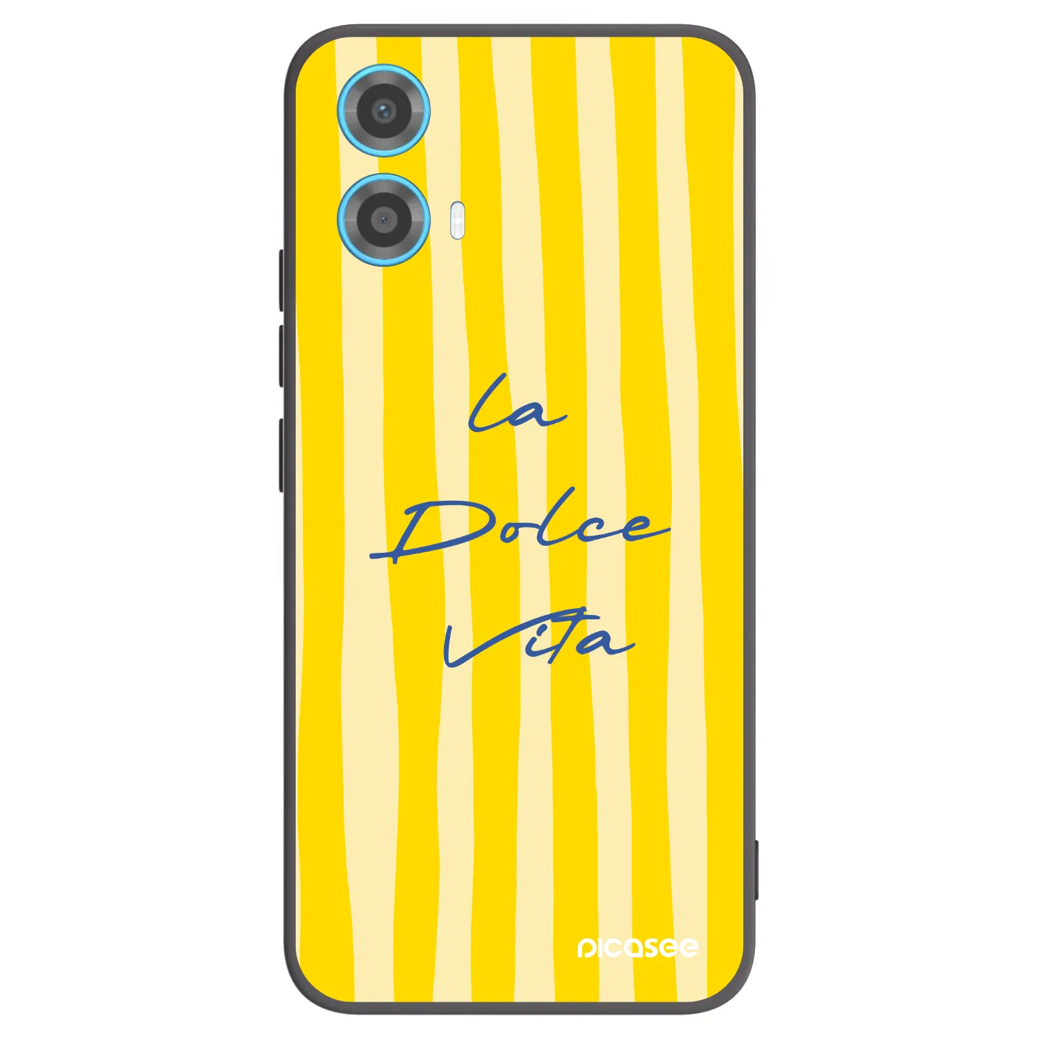 Picasee fekete szilikon tok az alábbi mobiltelefonokra Motorola Moto G34 5G - Ladolcevita
