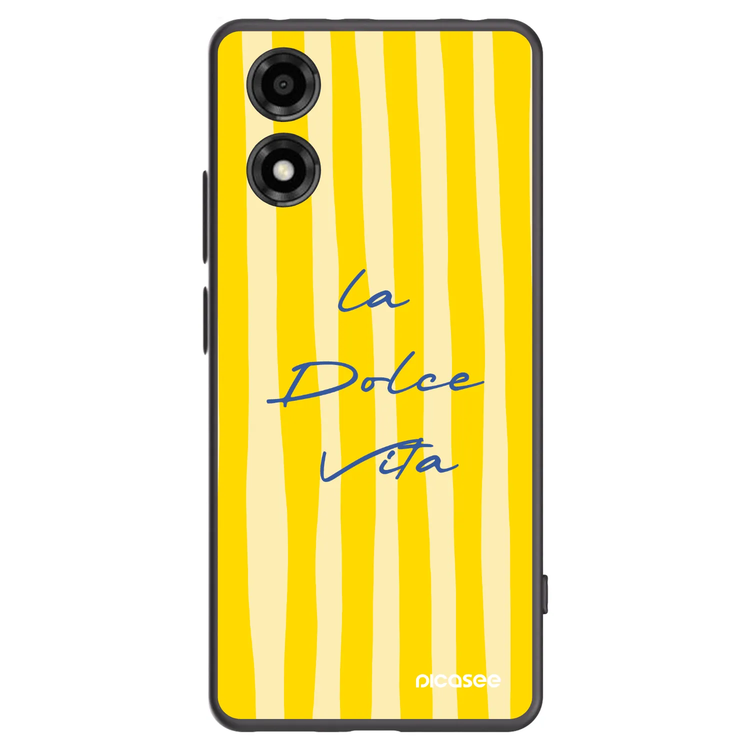 Picasee fekete szilikon tok az alábbi mobiltelefonokra Motorola Moto E14 - Ladolcevita