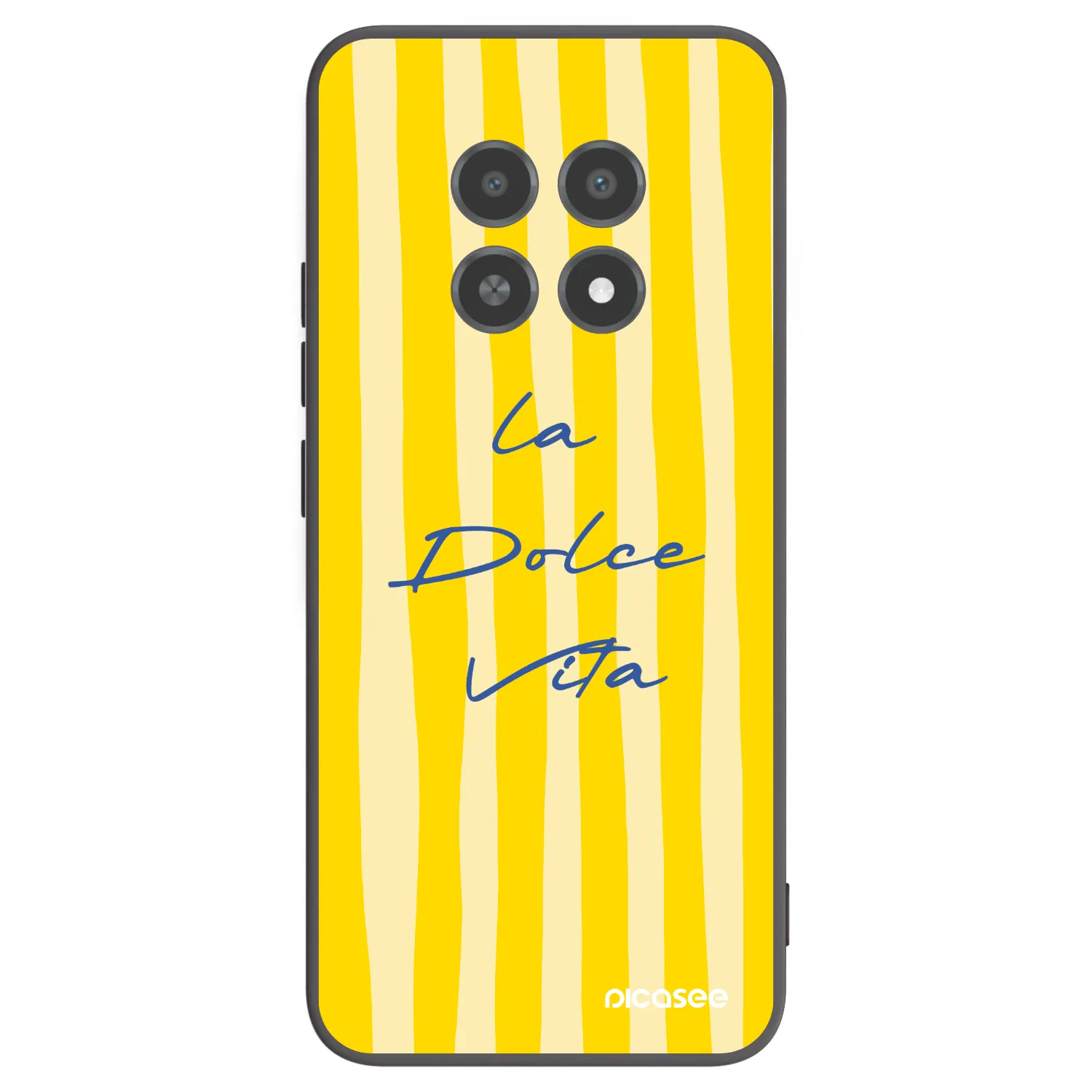 Picasee fekete szilikon tok az alábbi mobiltelefonokra Realme 12X - Ladolcevita