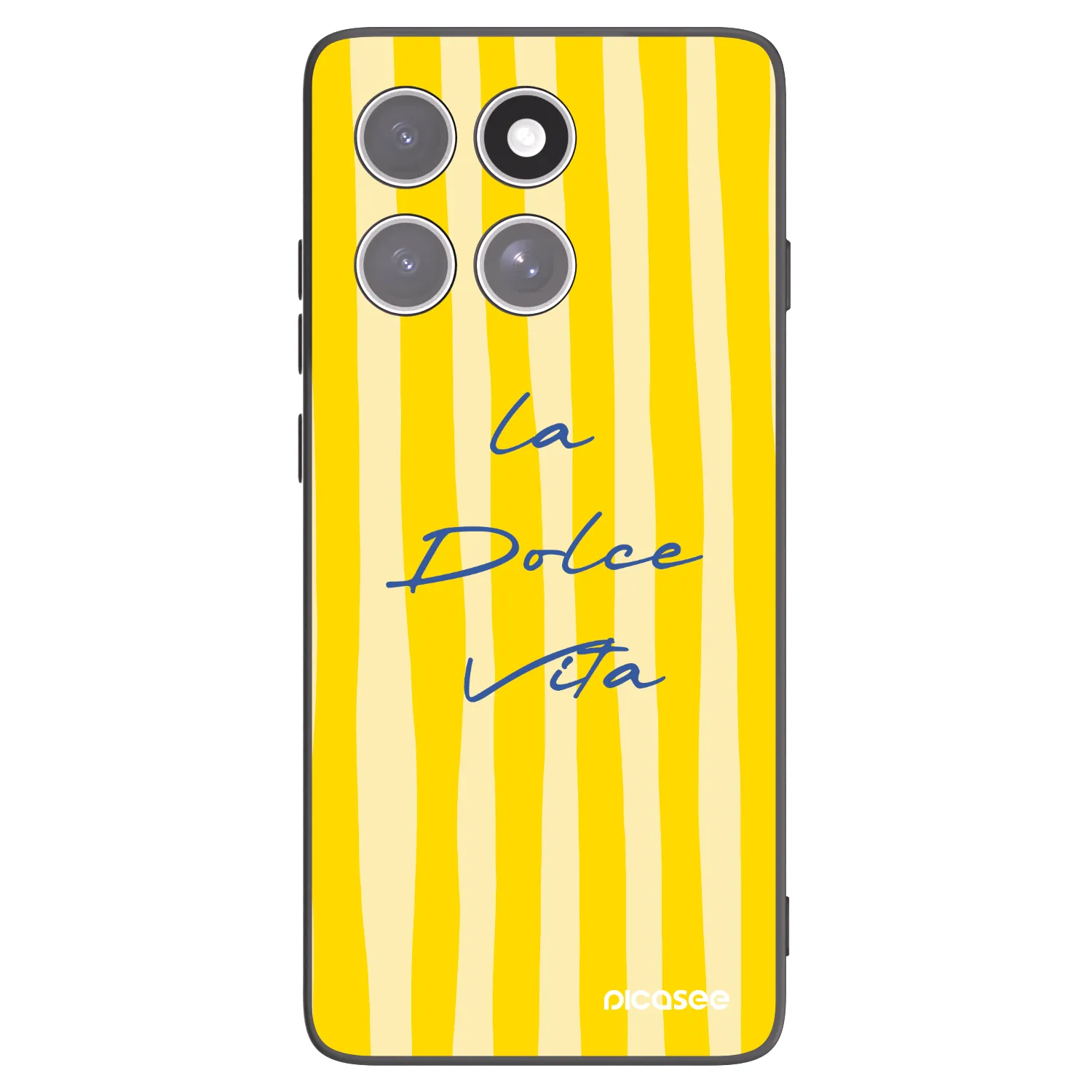Picasee fekete szilikon tok az alábbi mobiltelefonokra Motorola Edge 60 Pro - Ladolcevita