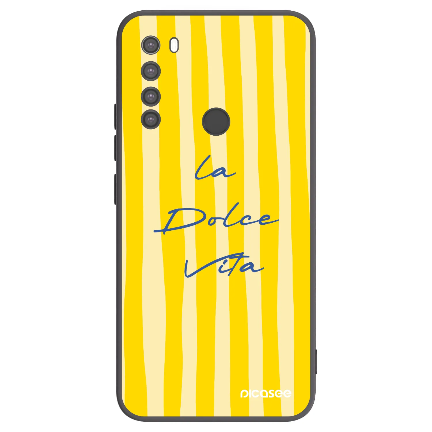 Picasee fekete szilikon tok az alábbi mobiltelefonokra Xiaomi Redmi Note 8 - Ladolcevita