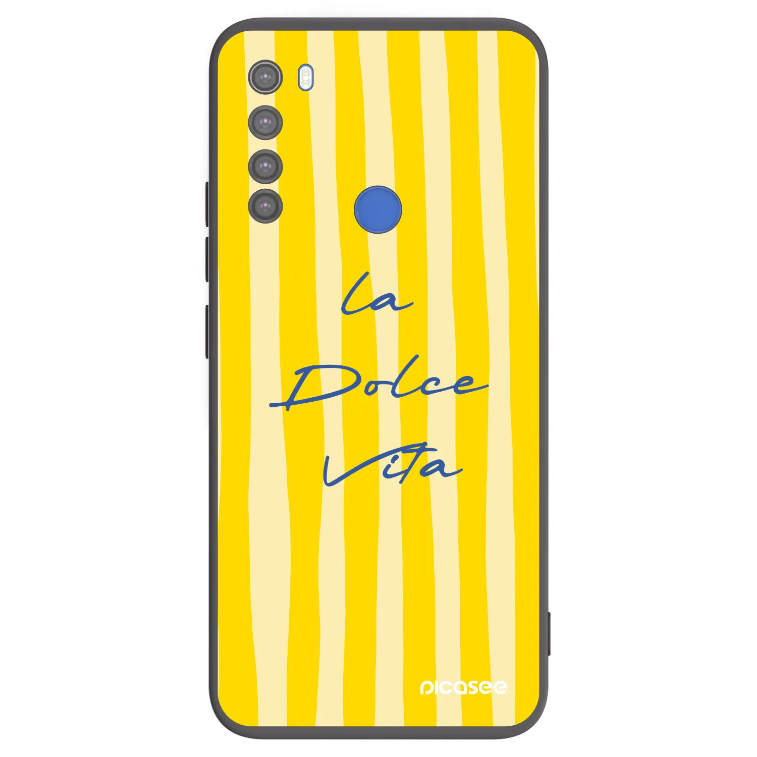 Picasee fekete szilikon tok az alábbi mobiltelefonokra Xiaomi Redmi Note 8T - Ladolcevita