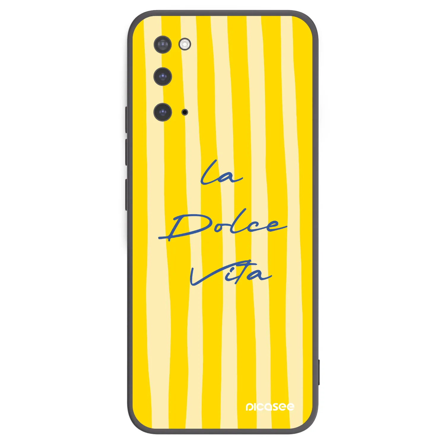 Picasee fekete szilikon tok az alábbi mobiltelefonokra Samsung Galaxy S20 G980F - Ladolcevita