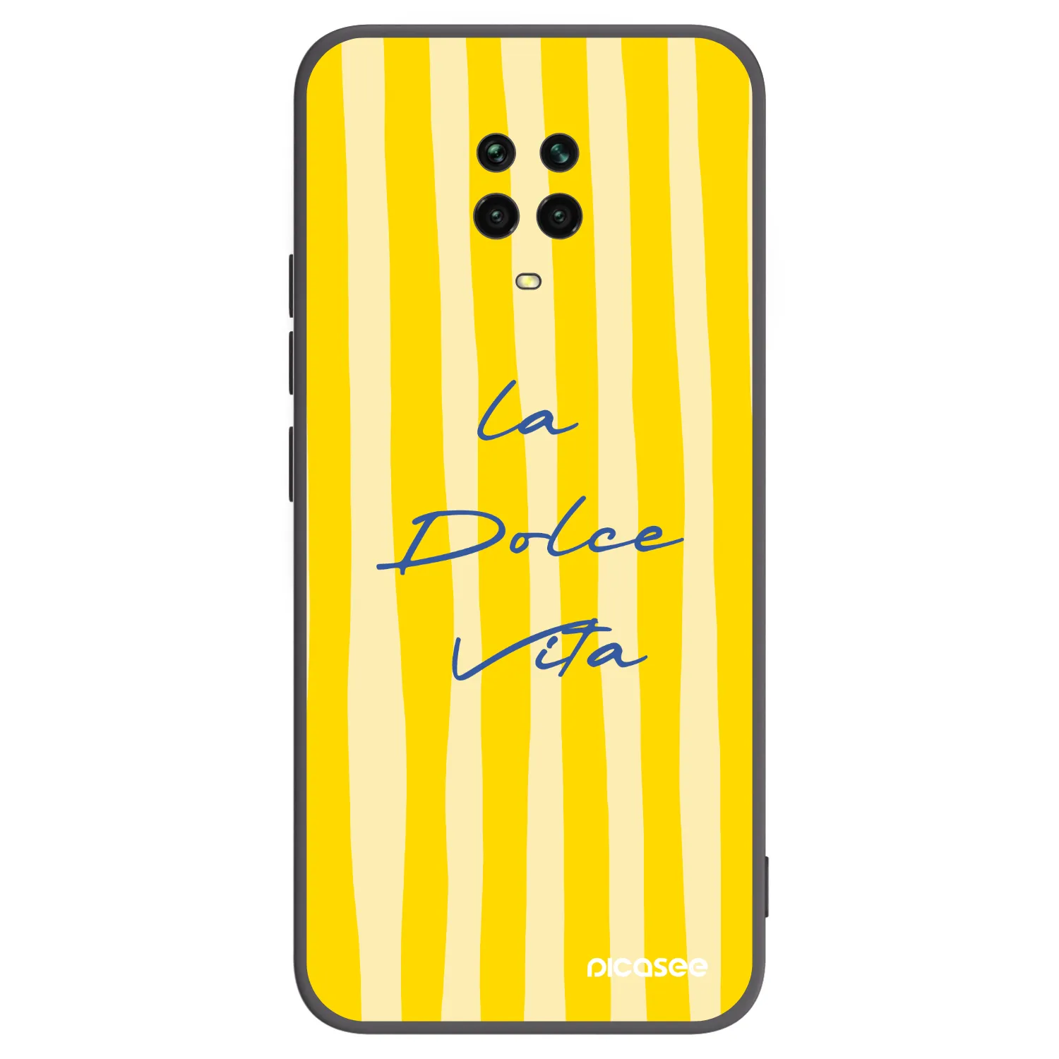 Picasee fekete szilikon tok az alábbi mobiltelefonokra Xiaomi Redmi Note 9 Pro - Ladolcevita