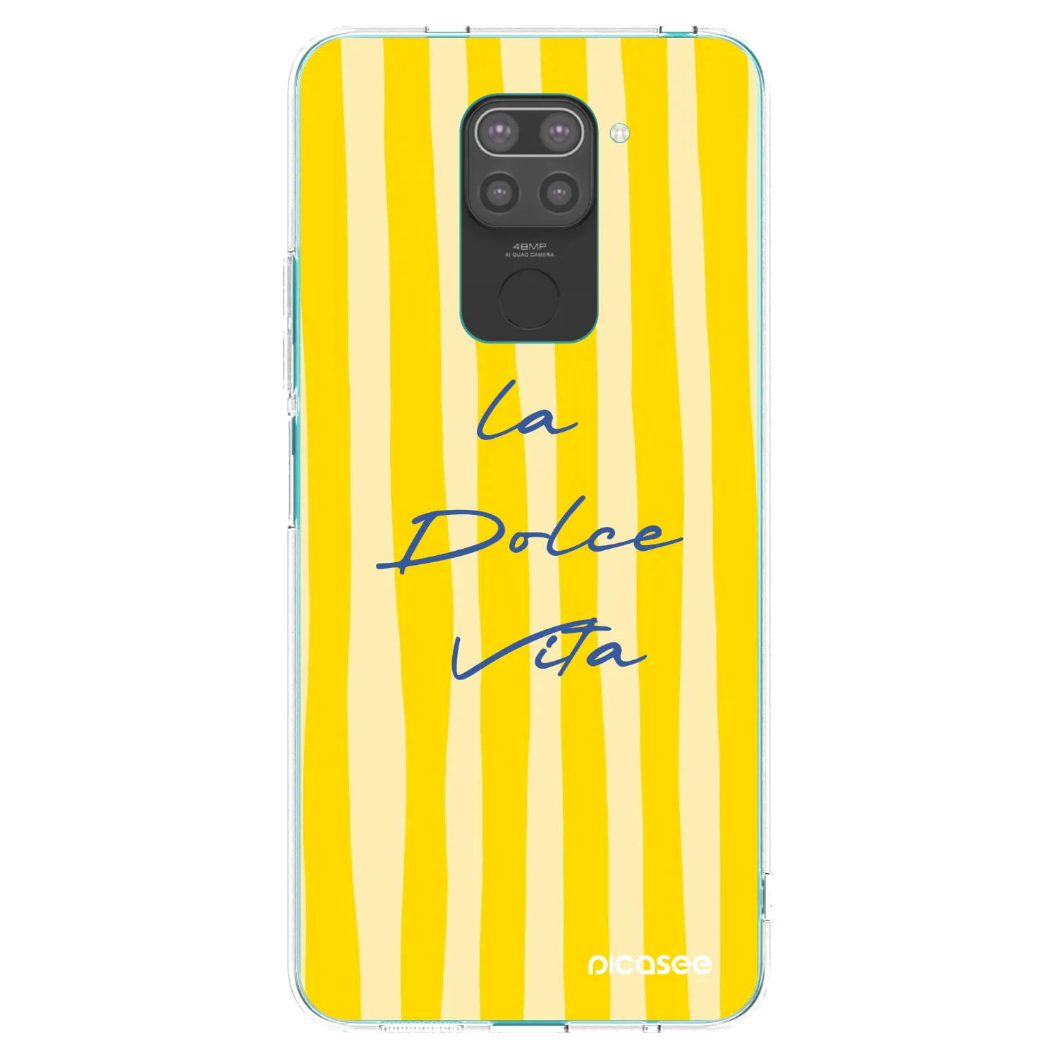 Picasee fekete szilikon tok az alábbi mobiltelefonokra Xiaomi Redmi Note 9 - Ladolcevita