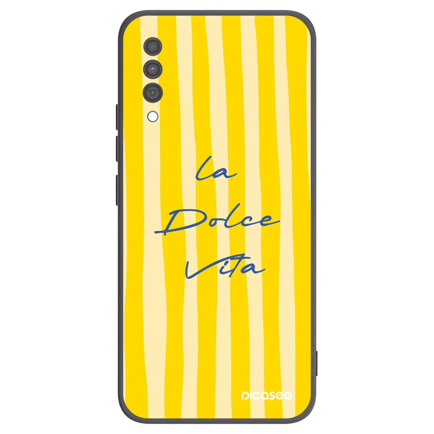 Picasee fekete szilikon tok az alábbi mobiltelefonokra Samsung Galaxy A30s A307F - Ladolcevita