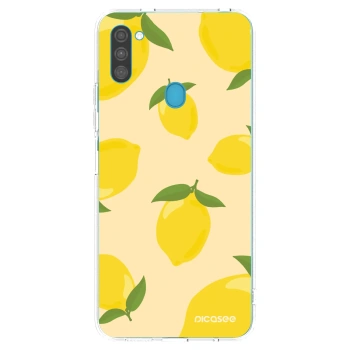 Picasee átlátszó szilikon tok az alábbi mobiltelefonokra Samsung Galaxy M11 - Limoncella