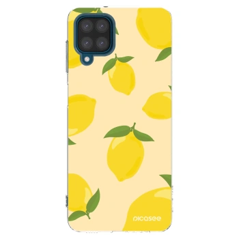 Picasee átlátszó szilikon tok az alábbi mobiltelefonokra Samsung Galaxy A12 A125F - Limoncella