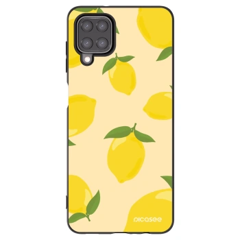 Picasee fekete szilikon tok az alábbi mobiltelefonokra Samsung Galaxy A12 A125F - Limoncella