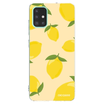 Picasee átlátszó szilikon tok az alábbi mobiltelefonokra Samsung Galaxy M31s - Limoncella