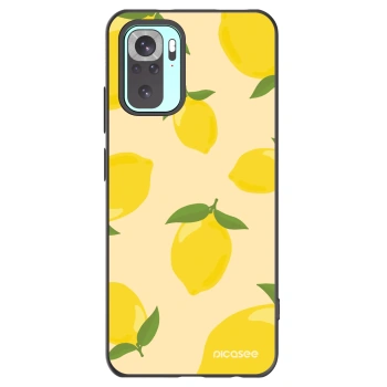 Picasee fekete szilikon tok az alábbi mobiltelefonokra Xiaomi Redmi Note 10 Pro - Limoncella