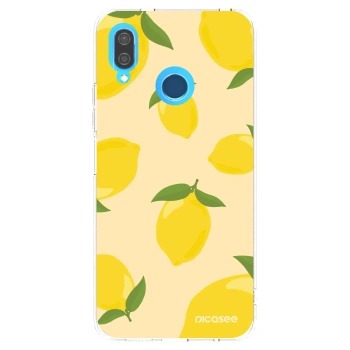 Picasee átlátszó szilikon tok az alábbi mobiltelefonokra Huawei P20 Lite - Limoncella