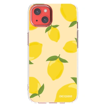 Picasee átlátszó szilikon tok az alábbi mobiltelefonokra Apple iPhone 13 - Limoncella