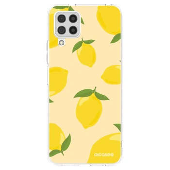 Picasee átlátszó szilikon tok az alábbi mobiltelefonokra Samsung Galaxy A22 A225F 4G - Limoncella