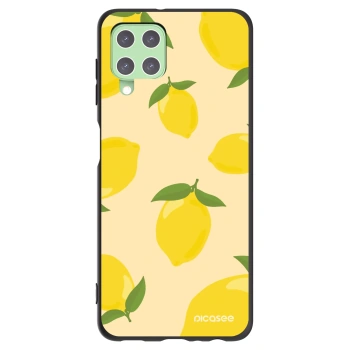 Picasee fekete szilikon tok az alábbi mobiltelefonokra Samsung Galaxy A22 A225F 4G - Limoncella