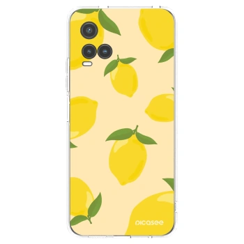 Picasee átlátszó szilikon tok az alábbi mobiltelefonokra Vivo Y33s - Limoncella