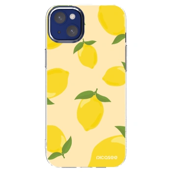 Picasee átlátszó szilikon tok az alábbi mobiltelefonokra Apple iPhone 14 Plus - Limoncella