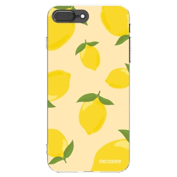 Picasee átlátszó szilikon tok az alábbi mobiltelefonokra Apple iPhone 8 Plus - Limoncella