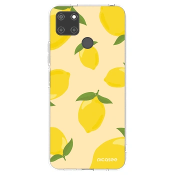 Picasee átlátszó szilikon tok az alábbi mobiltelefonokra Realme C21Y - Limoncella