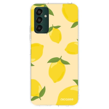 Picasee átlátszó szilikon tok az alábbi mobiltelefonokra Samsung Galaxy M13 M135F - Limoncella