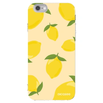 Picasee átlátszó szilikon tok az alábbi mobiltelefonokra Apple iPhone 6/6S - Limoncella