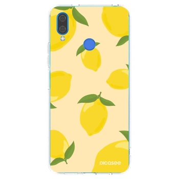 Picasee átlátszó szilikon tok az alábbi mobiltelefonokra Huawei Nova 3 - Limoncella