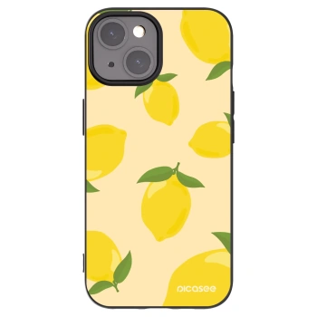 Picasee fekete szilikon tok az alábbi mobiltelefonokra Apple iPhone 15 - Limoncella