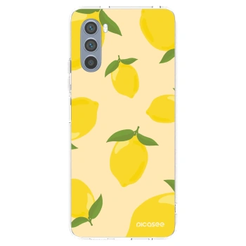 Picasee átlátszó szilikon tok az alábbi mobiltelefonokra Motorola Moto G62 - Limoncella