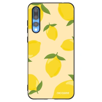 Picasee fekete szilikon tok az alábbi mobiltelefonokra Huawei P20 Pro - Limoncella