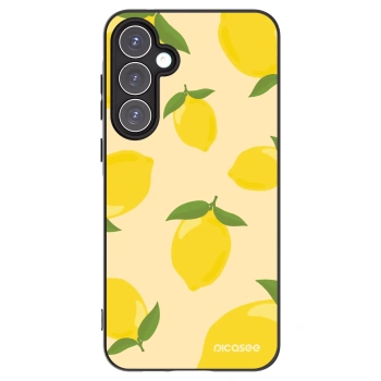 Picasee fekete szilikon tok az alábbi mobiltelefonokra Samsung Galaxy A55 5G A556B - Limoncella