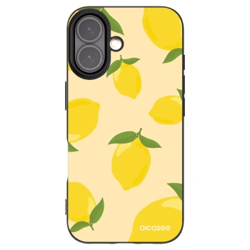 Picasee fekete szilikon tok az alábbi mobiltelefonokra Apple iPhone 16 - Limoncella