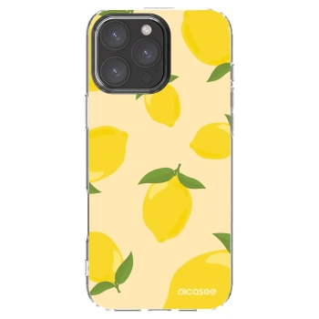 Picasee átlátszó szilikon tok az alábbi mobiltelefonokra Apple iPhone 16 Pro Max - Limoncella