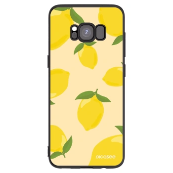 Picasee fekete szilikon tok az alábbi mobiltelefonokra Samsung Galaxy S8 G950F - Limoncella