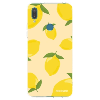 Picasee átlátszó szilikon tok az alábbi mobiltelefonokra Huawei Y7 2019 - Limoncella