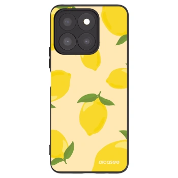 Picasee fekete szilikon tok az alábbi mobiltelefonokra Honor X8c - Limoncella